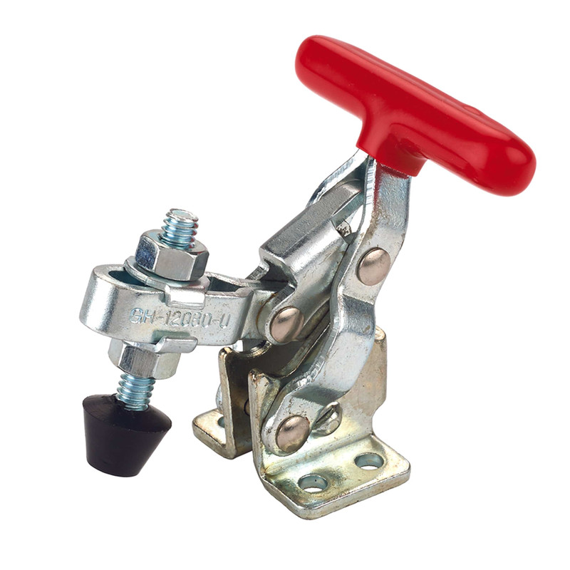 Vertical T Handle Toggle Clamp - 1-5/16" x 1/8" - 200 lb Capacity